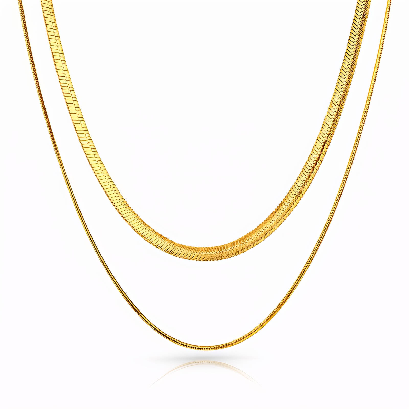 Necklace, 18K Gold Plated Steel 87287-0