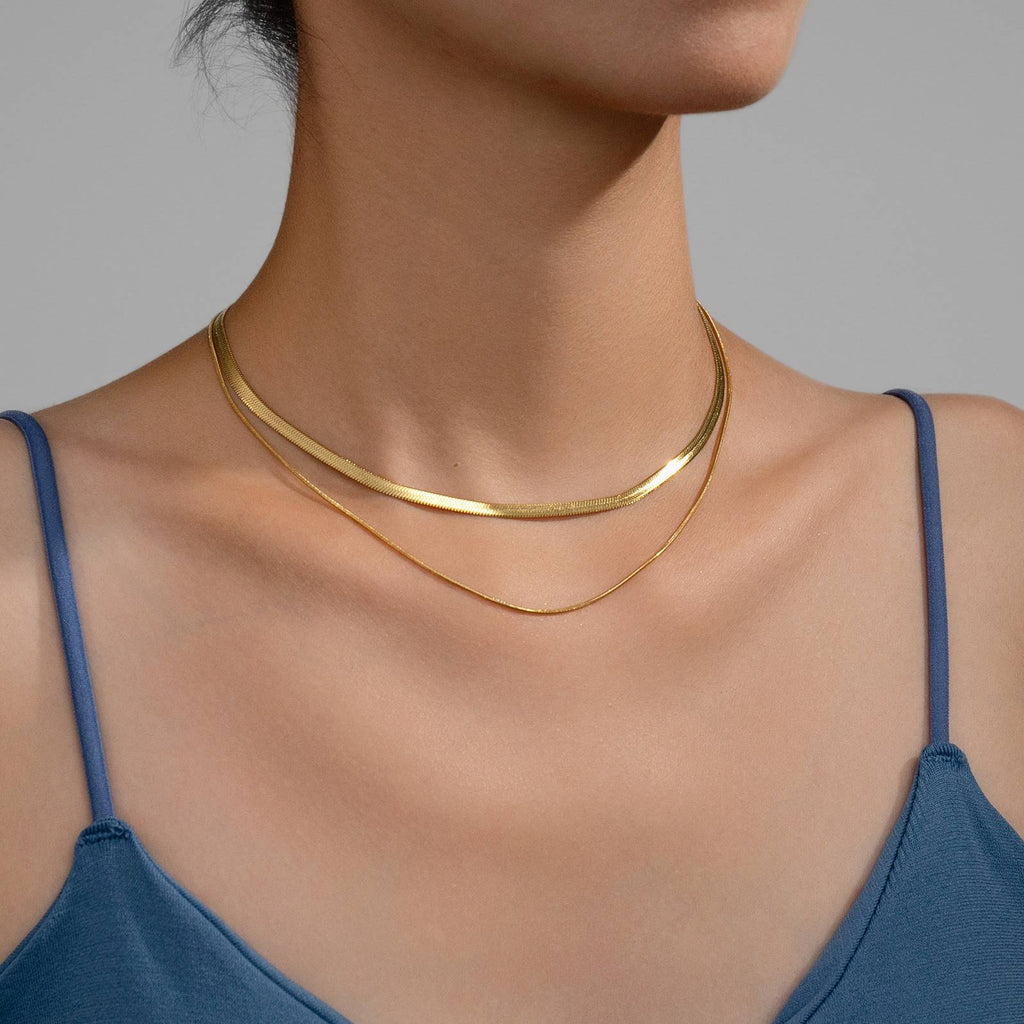 Necklace, 18K Gold Plated Steel 87287-0
