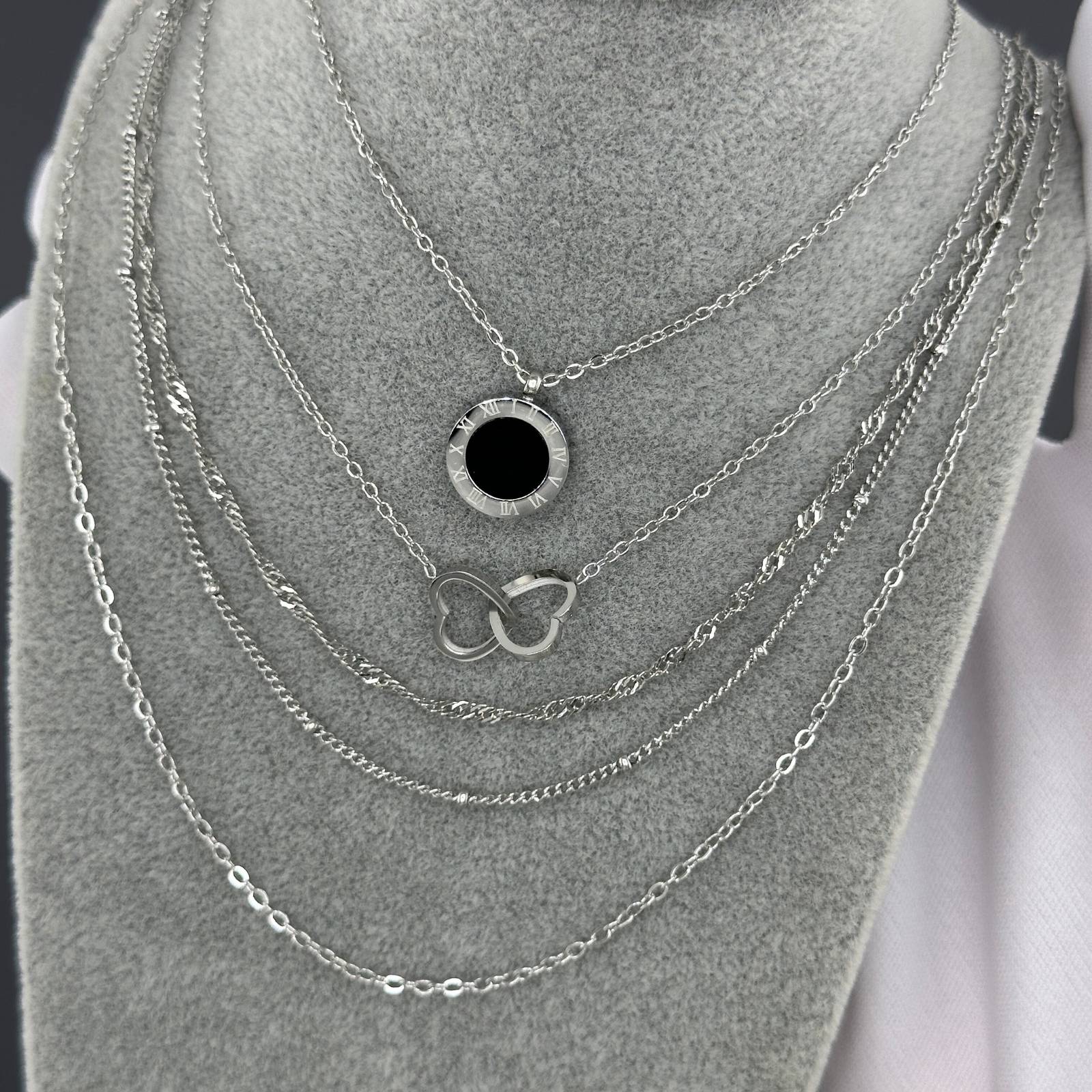 Necklace, Stainless Steel 87699-0