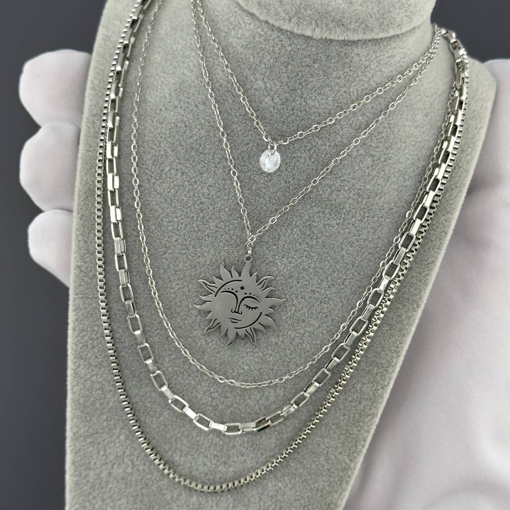 Necklace, Stainless Steel 89451-0