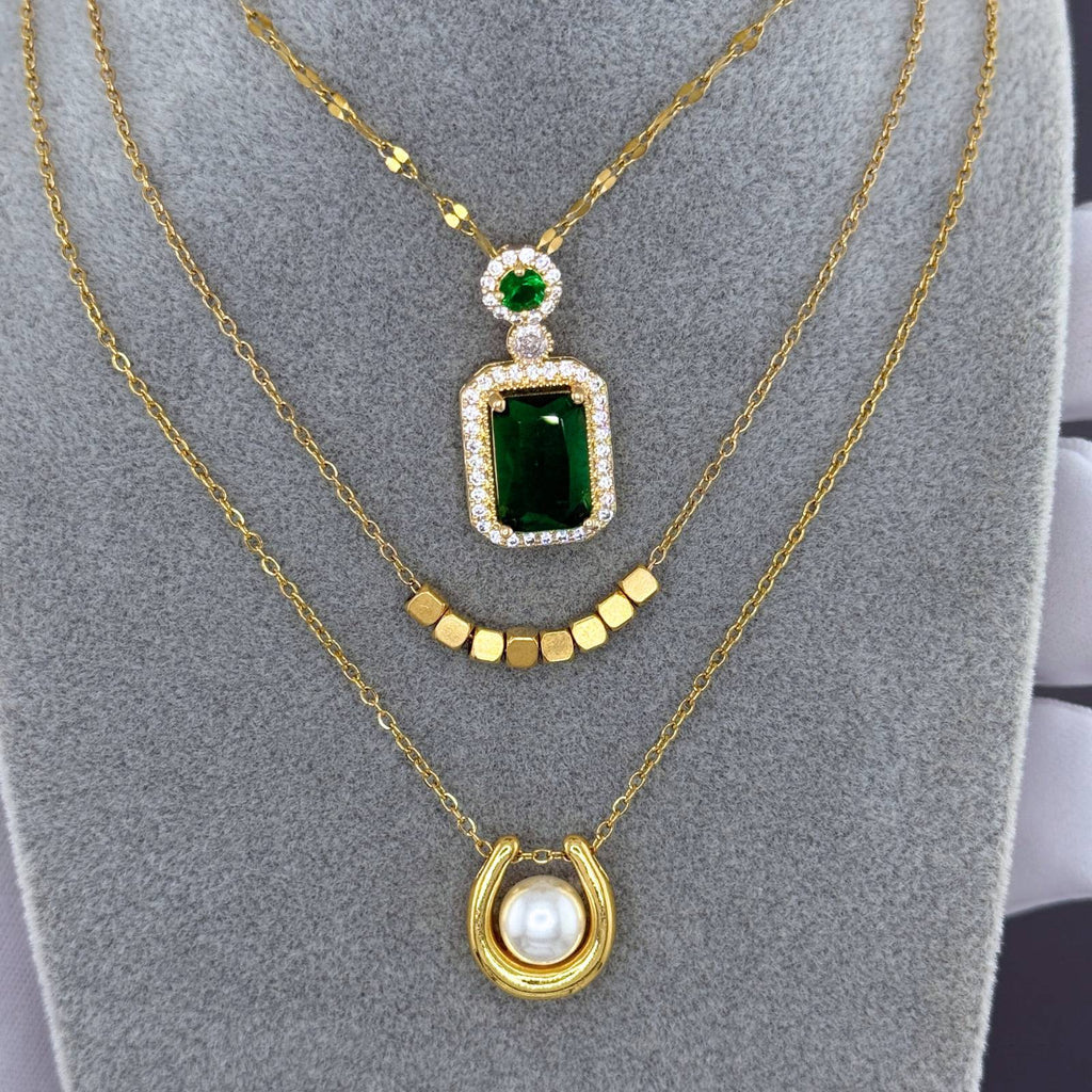 Necklace, 18K Gold Plated Steel 87333-0