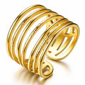 Ring, 18K Gold Plated Steel 87116-0