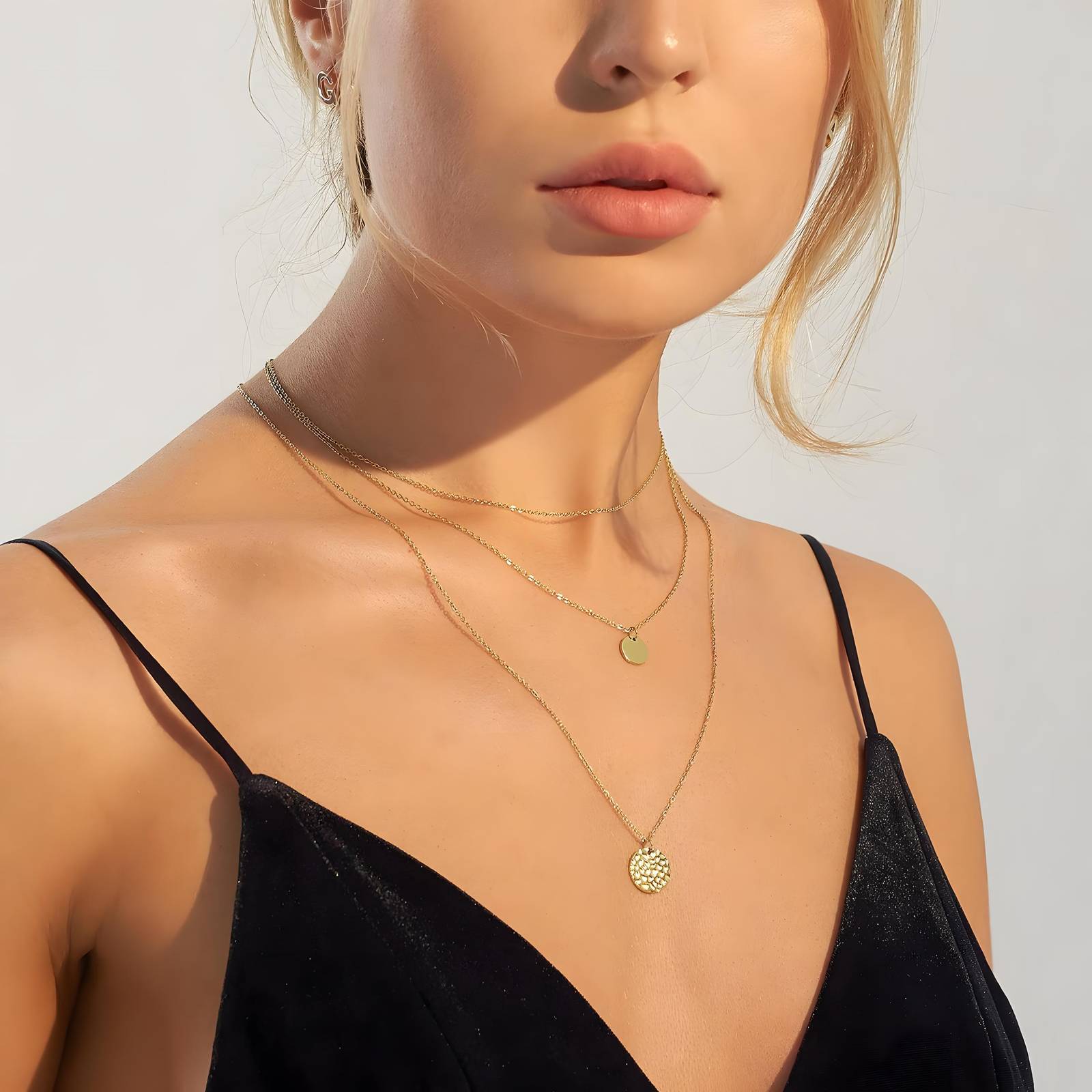 Necklace, 18K Gold Plated Steel 87135-0
