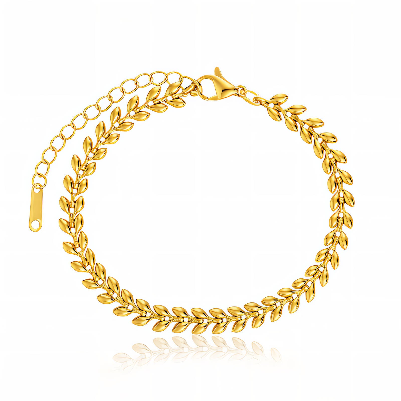 Bracelet, 18K Gold Plated Steel 87321-0