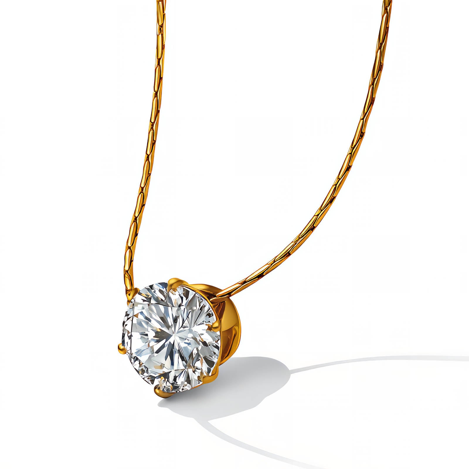 Necklace, 18K Gold Plated Steel 87332-0