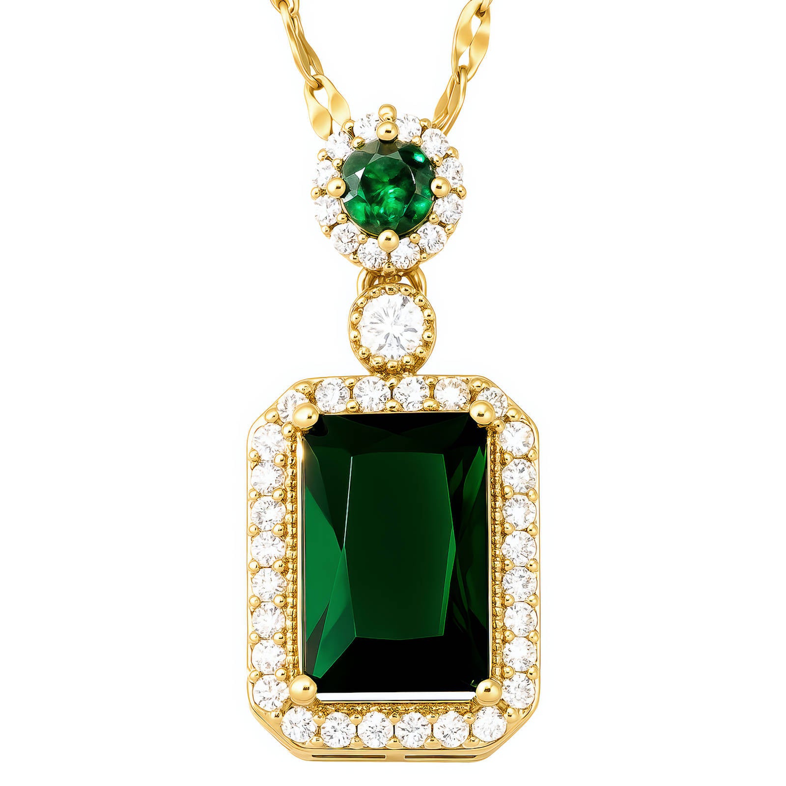 Necklace, 18K Gold Plated Steel 87333-0