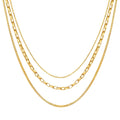 Necklace, 18K Gold Plated Steel 87452-0