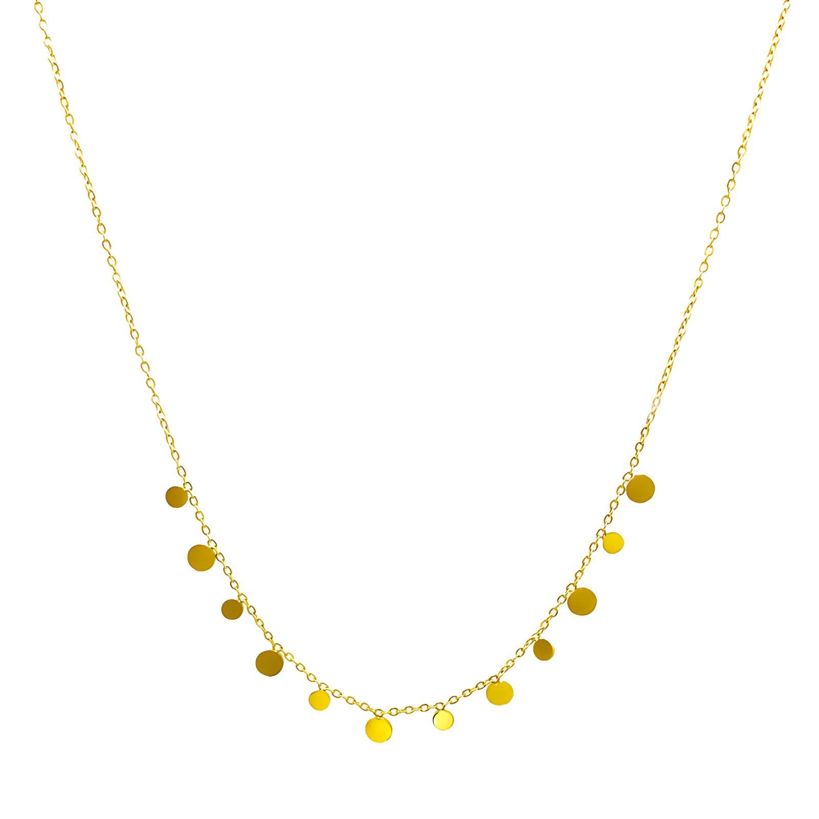Necklace, 18K Gold Plated Steel 87719-0
