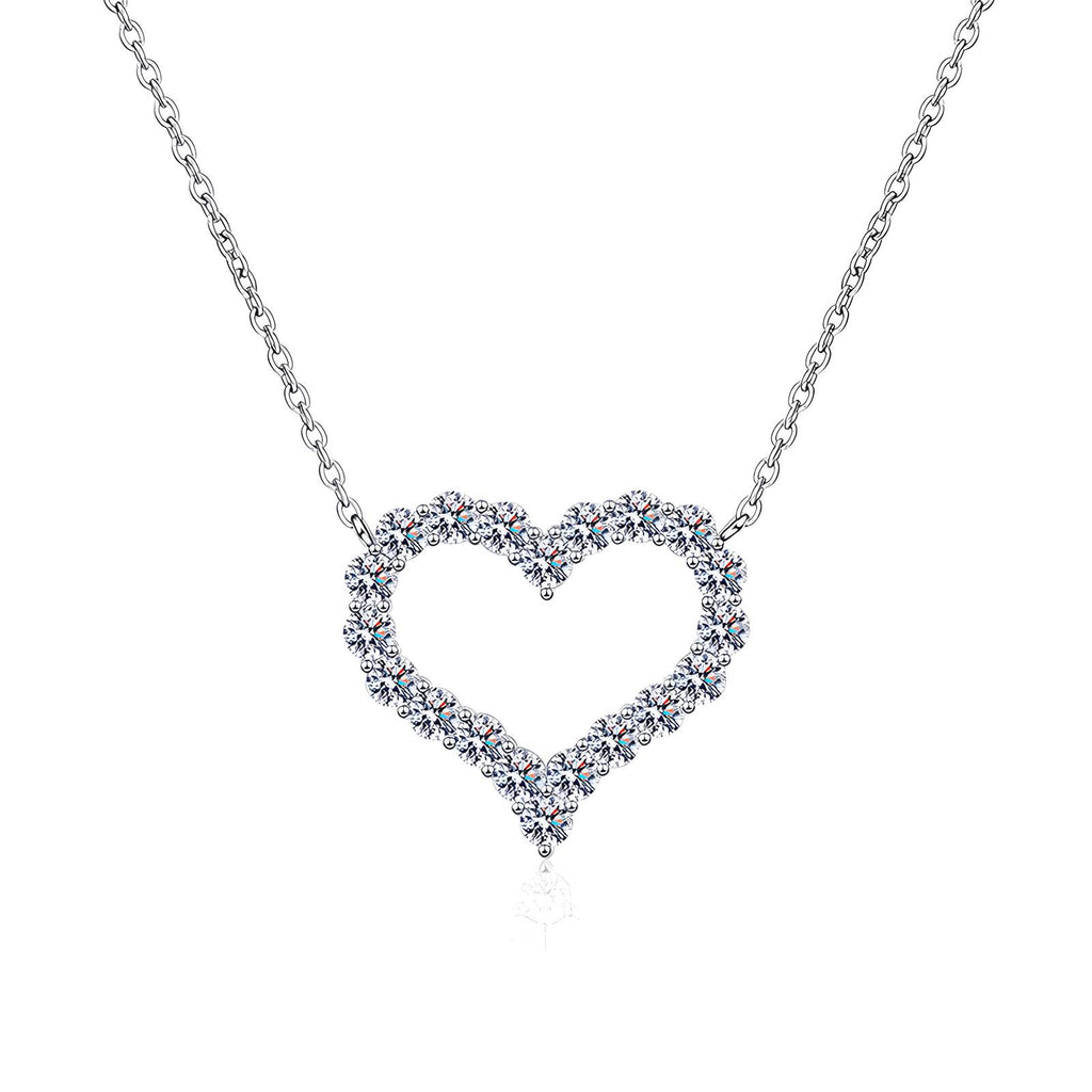 Heart Necklace, Stainless Steel 88307-0