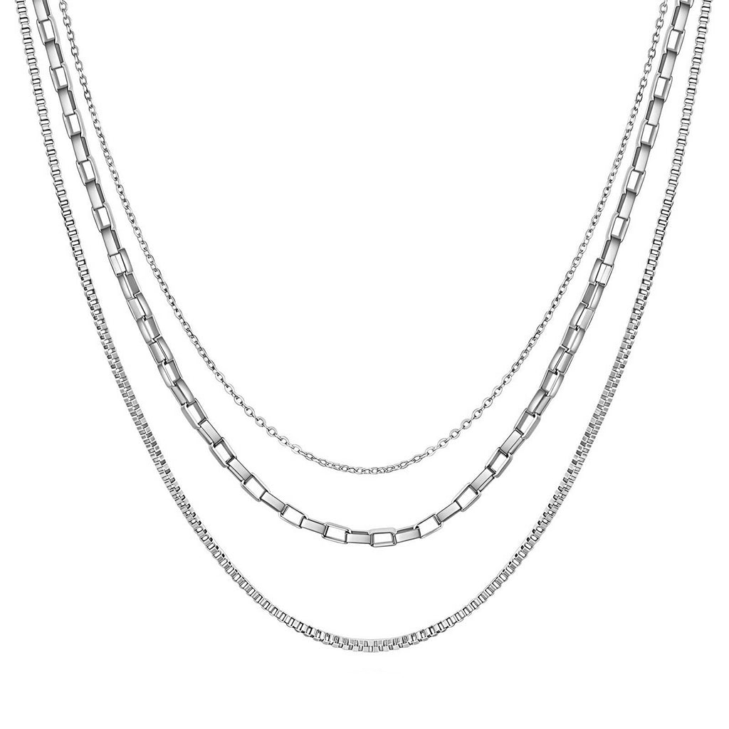 Necklace, Stainless Steel 89451-0