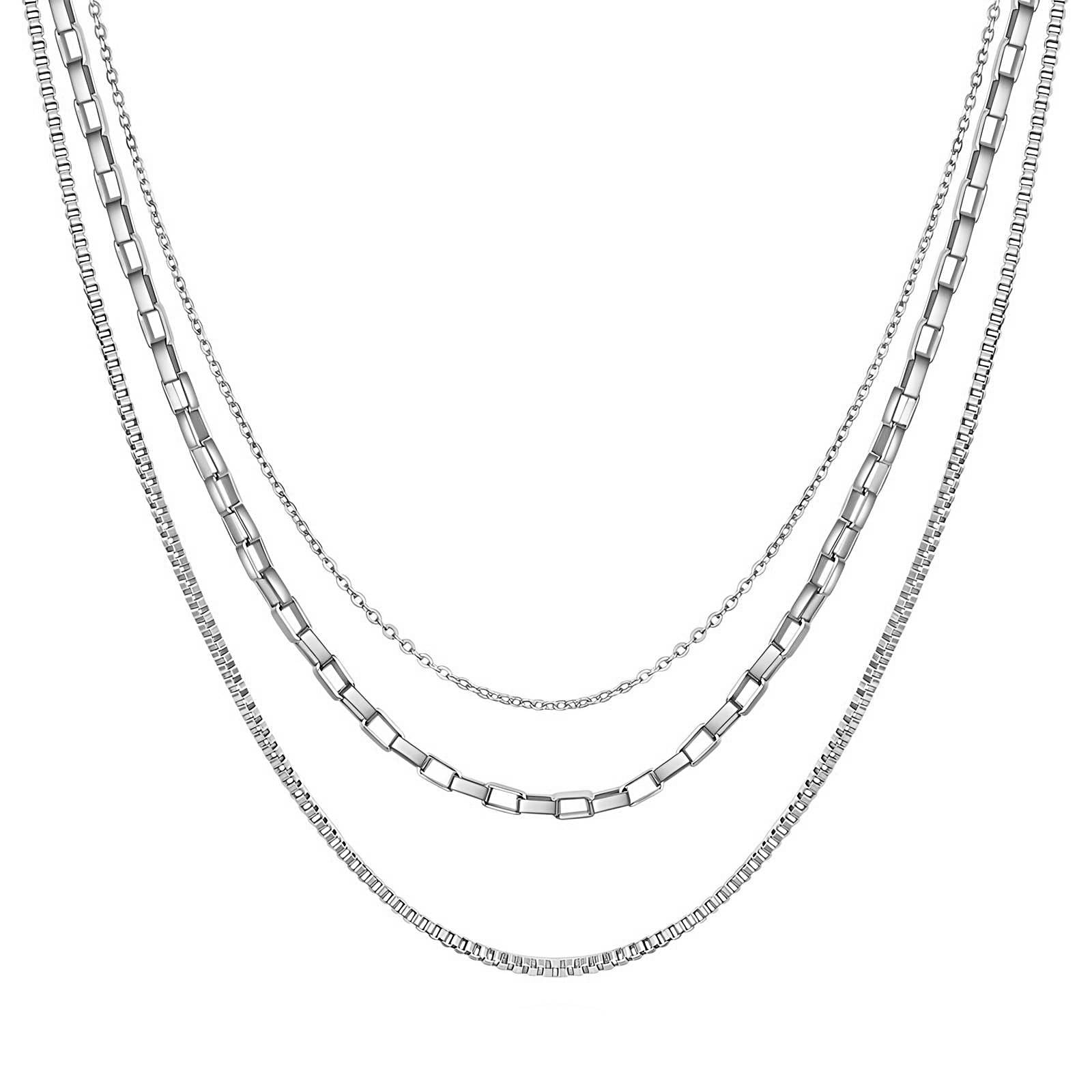 Necklace, Stainless Steel 89451-0