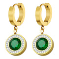 Earrings, 18K Gold Plated Steel 90305-0