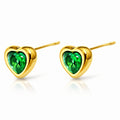 Hearts" Earrings, 18K Gold Plated Steel 90347-0