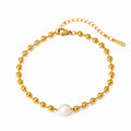 Bracelet, 18K Gold Plated Steel 91534-0
