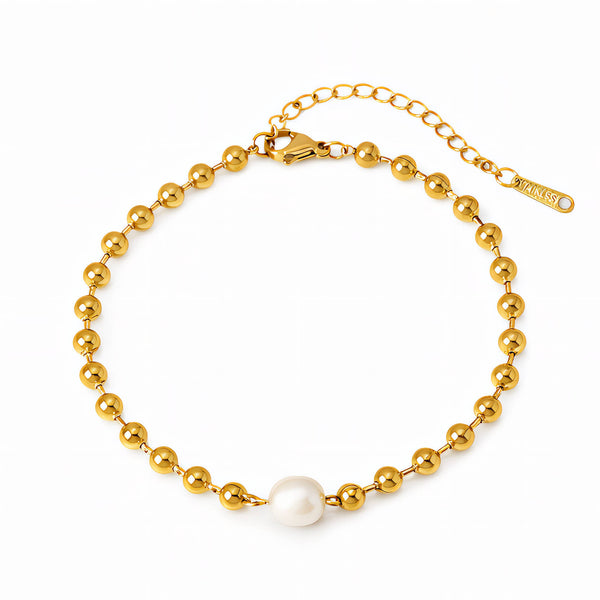 Bracelet, 18K Gold Plated Steel 91534-0