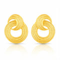 Earrings, 18K Gold Plated Steel 91605-0