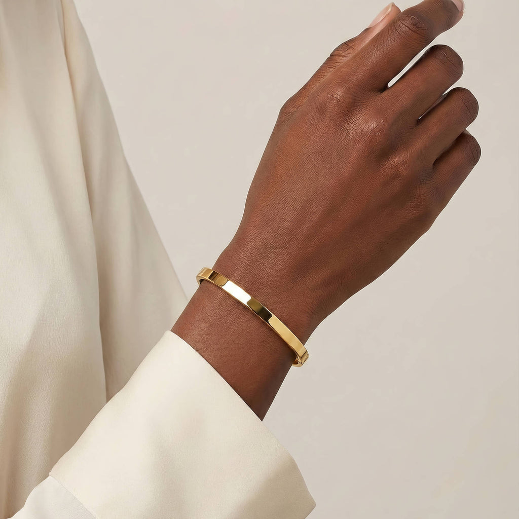 Bracelet, 18K Gold Plated Steel 87409-0