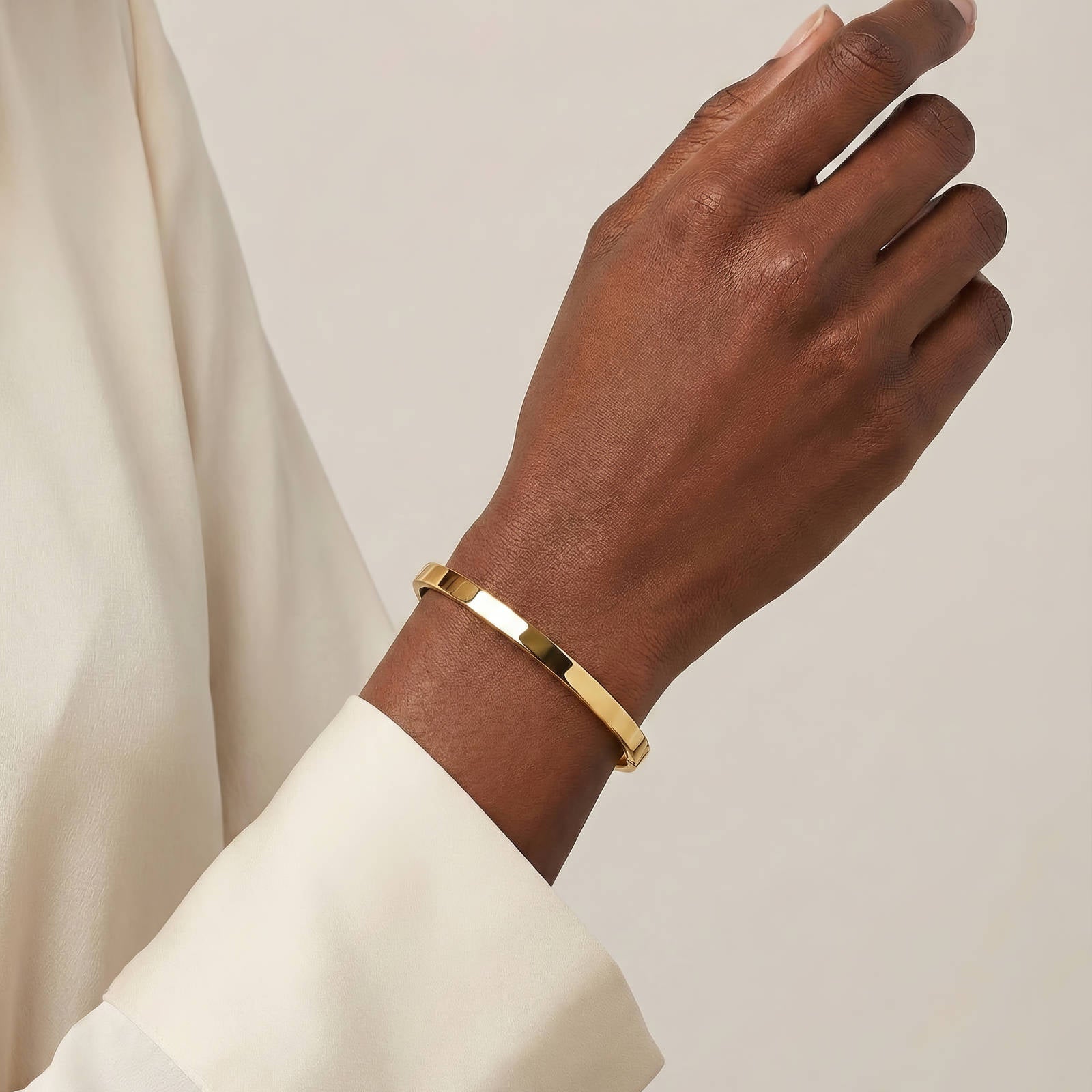 Bracelet, 18K Gold Plated Steel 87409-0