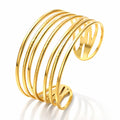 Bracelet, 18K Gold Plated Steel 87127-0