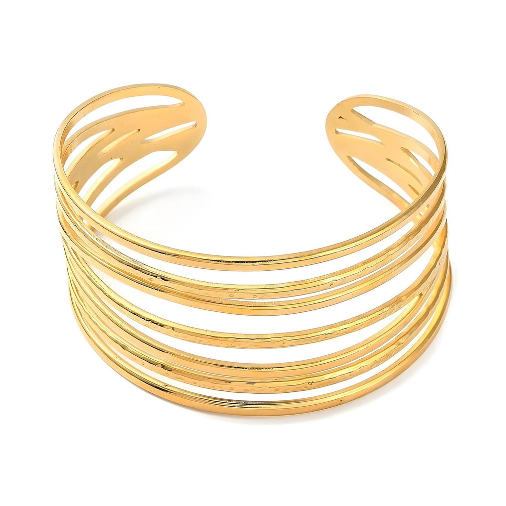 Bracelet, 18K Gold Plated Steel 87127-0