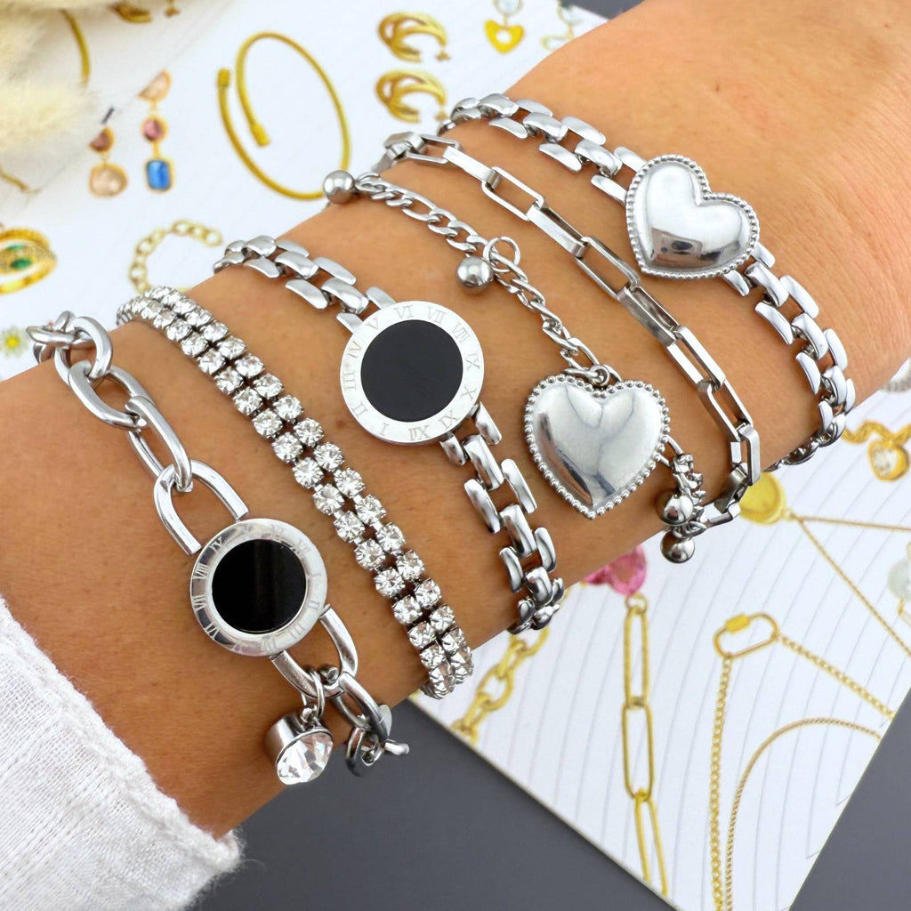 Bracelet, Stainless Steel 89464-0