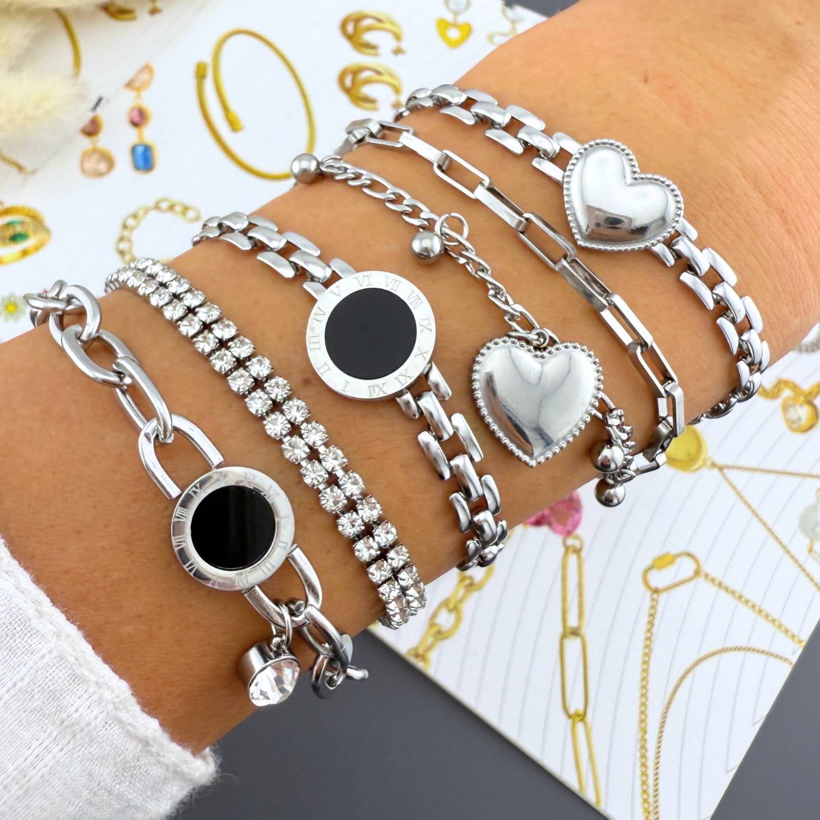 Bracelet, Stainless Steel 89464-0