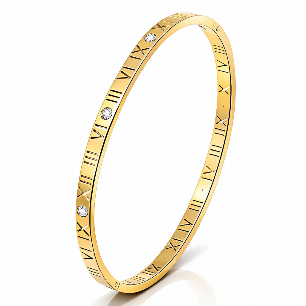 Bracelet, 18K Gold Plated Steel 87735-0
