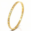 Bracelet, 18K Gold Plated Steel 87735-0