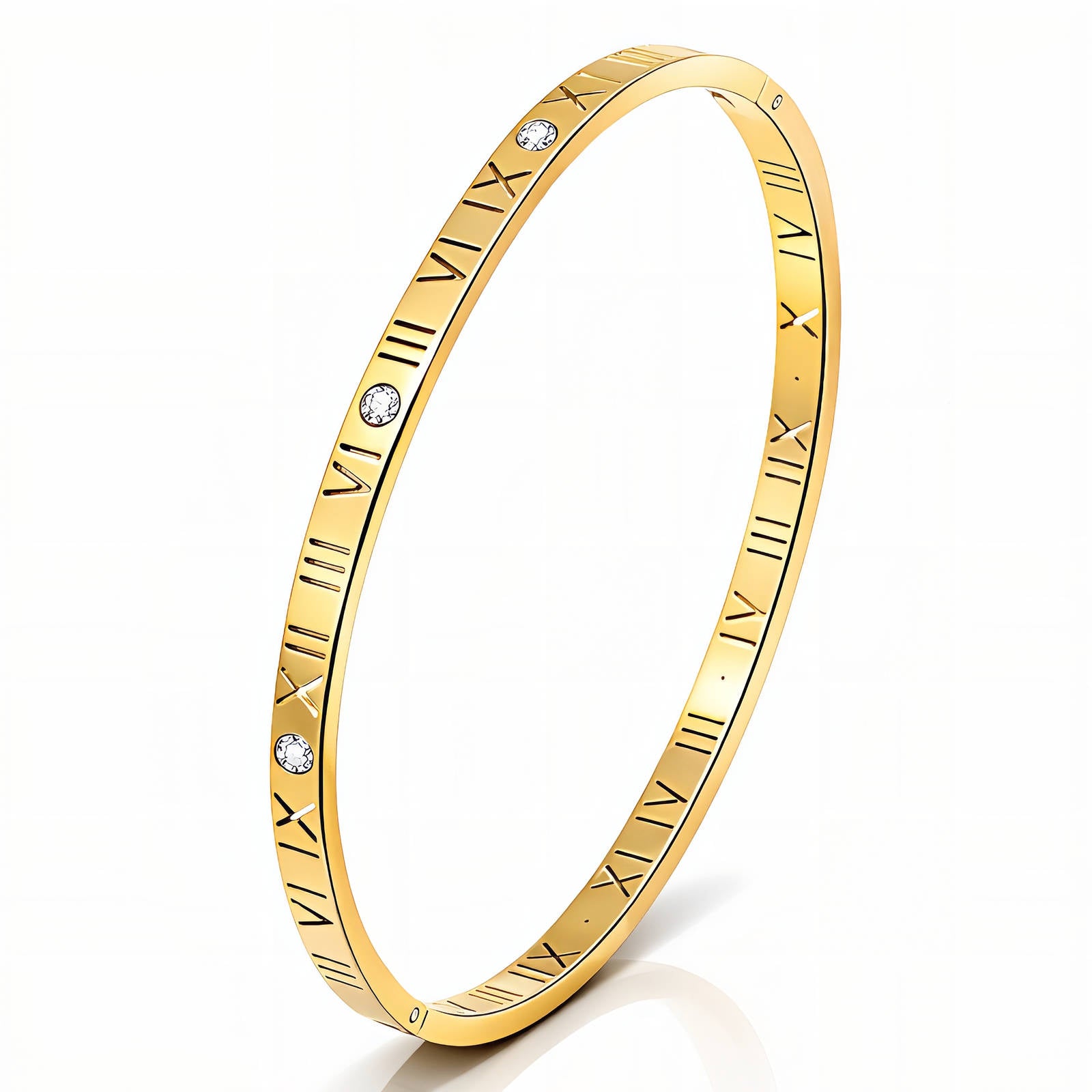 Bracelet, 18K Gold Plated Steel 87735-0