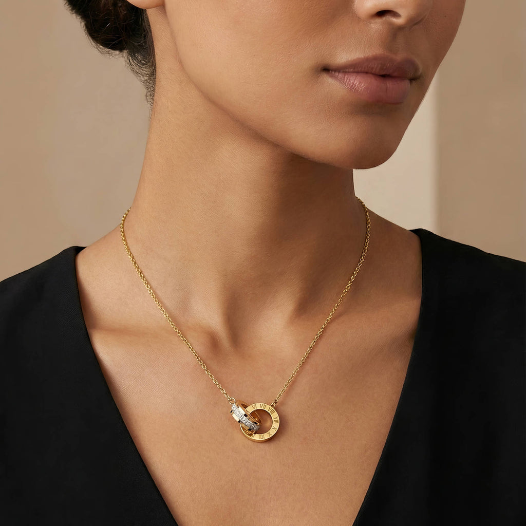 Necklace, 18K Gold Plated Steel 87703-0