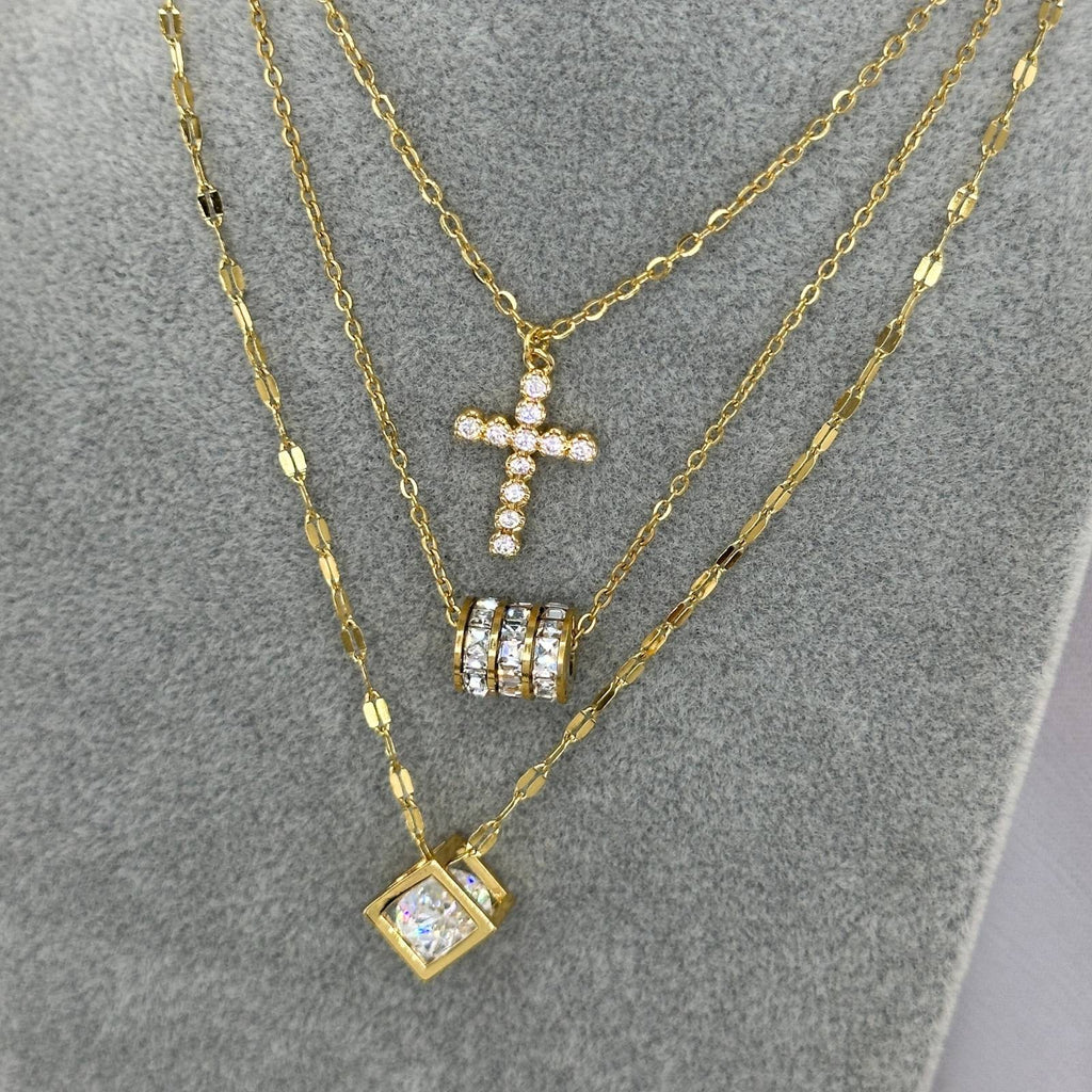 Necklace, 18K Gold Plated Steel 87964-0