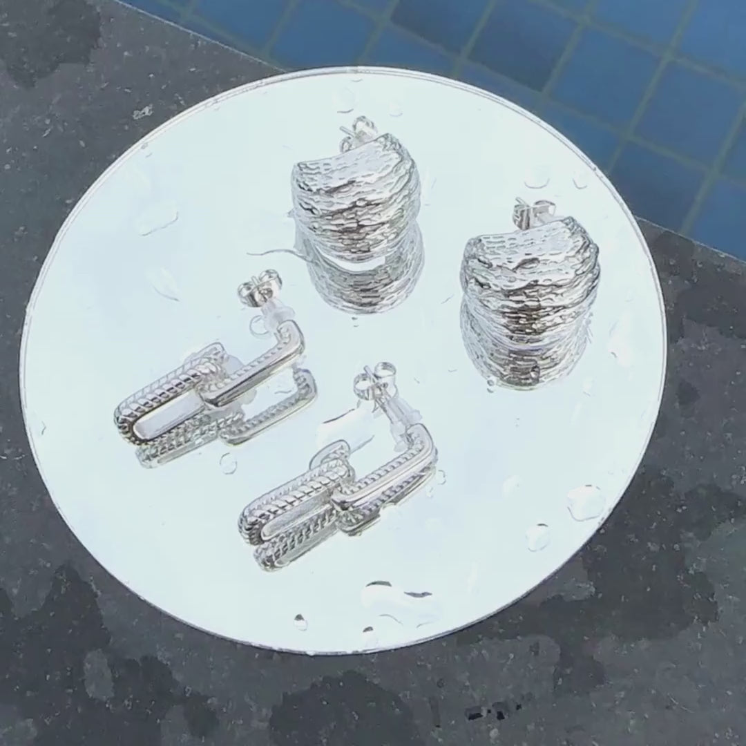 Earrings, Stainless Steel 88220-0